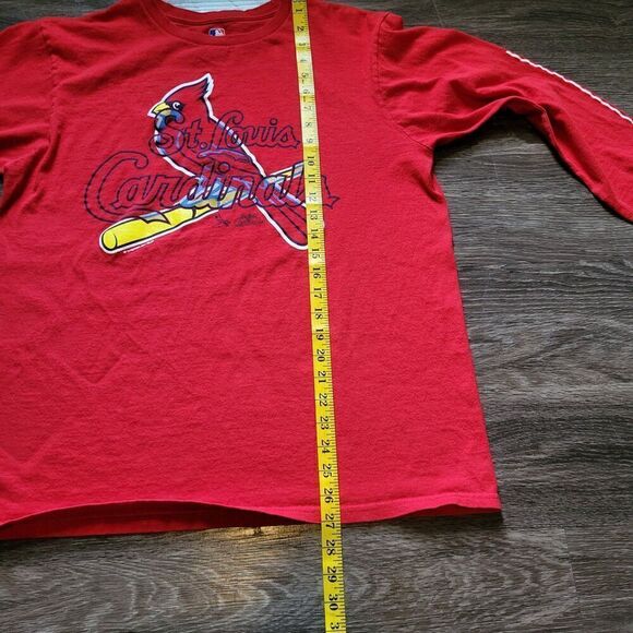 MLB Genuine Merchandise St. Louis Cardinals Graphic Long Sleeved Tee Shirt Large - Picture 7 of 7